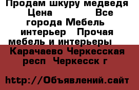 Продам шкуру медведя › Цена ­ 35 000 - Все города Мебель, интерьер » Прочая мебель и интерьеры   . Карачаево-Черкесская респ.,Черкесск г.